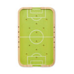Fußballspiel aus Holz von oben