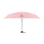 Windproof Regenschirm 19" Rosa mit markiertem Druckbereich für Ihr Logo