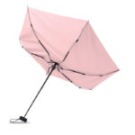 Windproof Regenschirm 19" Rosa von oben