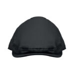 Newsboy-Kappe 235 g/m² Schwarz, Rückansicht