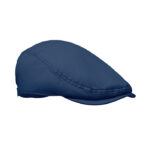 Newsboy-Kappe 235 g/m² Blau als Werbeartikel mit Logodruck
