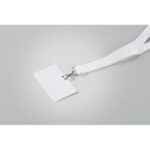 Lanyard-Ausweis 54 x 86 mm, Detailaufnahme des Materials