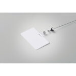 Lanyard-Ausweis 54 x 86 mm – Seitenansicht