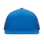 Flache Kappe 7 Panels Blau, Rückansicht