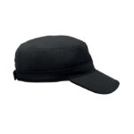 Military Cap 260 g/m² Schwarz, Detailaufnahme des Materials