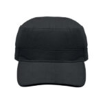 Military Cap 260 g/m² Schwarz von oben