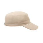 Military Cap 260 g/m² Braun, Detailaufnahme des Materials