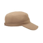 Military Cap 260 g/m² Braun, Detailaufnahme des Materials