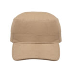 Military Cap 260 g/m² Braun von oben