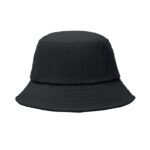 Bucket Hut 220g/m² Schwarz als Werbeartikel mit Logodruck