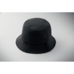Bucket Hut 220g/m² Schwarz, Detailaufnahme des Materials