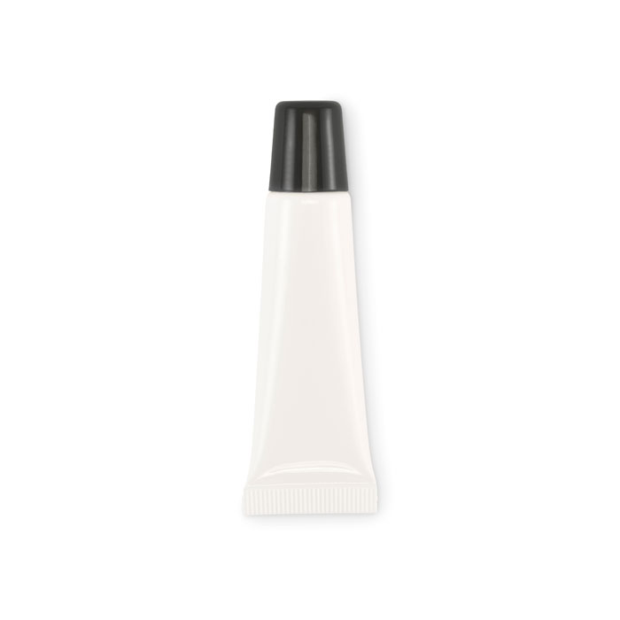 Vegane Lipgloss-Creme Schwarz als Werbeartikel mit Logodruck