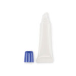 Vegane Lipgloss-Creme Blau, Rückansicht