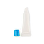 Vegane Lipgloss-Creme Blau, Rückansicht