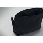 Kosmetiktasche Kord-Polyester Schwarz, geöffnet dargestellt