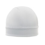 Kühlende Sport-Beanie Weiß als Werbeartikel mit Logodruck