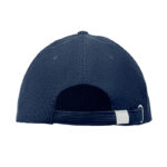 Baseball Kappe 5 Panels Cord Blau, geöffnet dargestellt