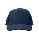 Baseball Kappe 5 Panels Cord Blau von oben