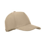 Baseball Kappe 5 Panels Cord Braun als Werbeartikel mit Logodruck