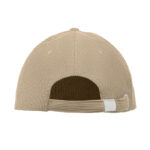Baseball Kappe 5 Panels Cord Braun, geöffnet dargestellt