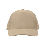 Baseball Kappe 5 Panels Cord Braun von oben