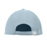 Baseball Kappe 5 Panels Cord Blau, geöffnet dargestellt