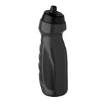 Sport-Trinkflasche 700ml Schwarz als Werbeartikel mit Logodruck