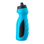 Sport-Trinkflasche 700ml Blau, geöffnet dargestellt