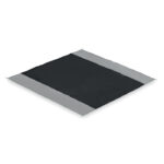 Strandmatte 210T Polyester Schwarz von oben