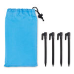 Strandmatte 210T Polyester Blau, Rückansicht