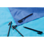 Strandmatte 210T Polyester Blau, geöffnet dargestellt