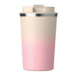 Doppelwandiger Becher 350 ml Rosa, Detailaufnahme des Materials