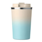 Doppelwandiger Becher 350 ml Blau, Detailaufnahme des Materials