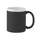 Keramikbecher 300 ml Schwarz als Werbeartikel mit Logodruck