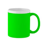 Keramikbecher 300 ml Gruen als Werbeartikel mit Logodruck