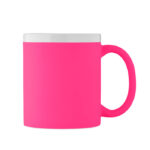 Keramikbecher 300 ml Rosa, Rückansicht