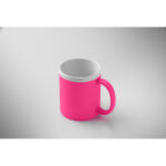 Keramikbecher 300 ml Rosa, Detailaufnahme des Materials