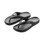 Zehensandalen Größe 40/41 Schwarz mit markiertem Druckbereich für Ihr Logo