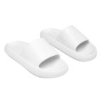 Badeschlappen Größe 42/43 Weiß als Werbeartikel mit Logodruck