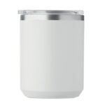 Doppelwandiger Becher 400ml Weiß, Detailaufnahme des Materials