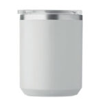 Doppelwandiger Becher 400ml Grau, Detailaufnahme des Materials