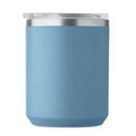 Doppelwandiger Becher 400ml Blau, Detailaufnahme des Materials