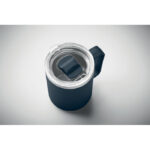 Doppelwandiger Becher 400ml Blau, Detailaufnahme des Materials