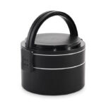 Lunchbox PP 950 ml Schwarz, Rückansicht