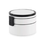 Lunchbox PP 950 ml Weiß als Werbeartikel mit Logodruck