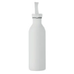 Einwandige Trinkflasche 500 ml Weiß, Detailaufnahme des Materials