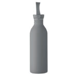 Einwandige Trinkflasche 500 ml Grau, Detailaufnahme des Materials