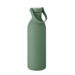 Einwandige Trinkflasche 500 ml Gruen als Werbeartikel mit Logodruck
