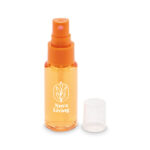 Körperspray 30ml Orange mit markiertem Druckbereich für Ihr Logo