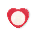 Lippenbalsam Herz Rot von oben